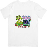 Thumbnail for 100 Days Helping Students Grow Frog T-Shirt | Cute Colorful Teacher Milestone Graphic Tee | Teacher Gift