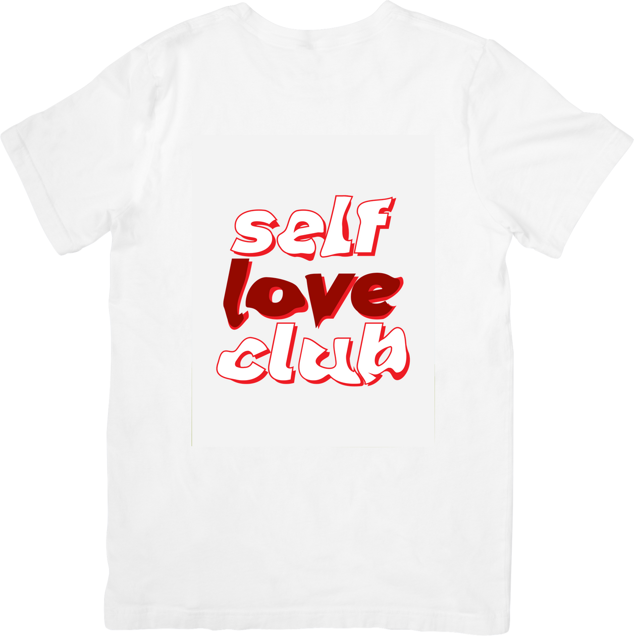Self Love Club T-Shirt | Y2K Bold Empowerment Graphic Tee | Women Gift