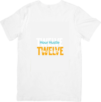 Thumbnail for Twelve Hour Hustle T-Shirt | Minimalist Bold Motivational Graphic Tee