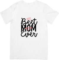Thumbnail for Best Mom Ever T-Shirt | Minimalist Mothers Day Heart Graphic Tee | Mom Gift