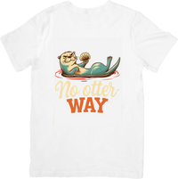 Thumbnail for No Otter Way T-Shirt | Funny Retro Otter Pun Graphic Tee